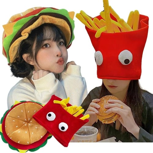 Funny burger fries hats for - funny,