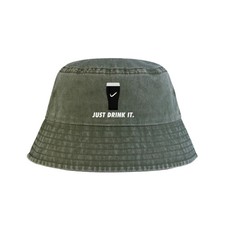 Just Drink It Bucket Hat Funny