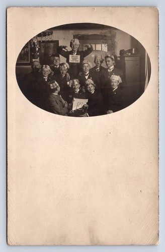 Vintage rppc school boys - vintage,
