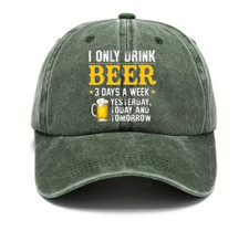 Washed Distressed Baseball Cap