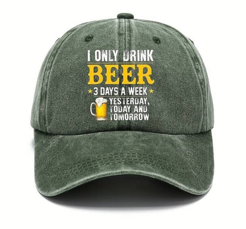 Washed distressed baseball cap - distressed,