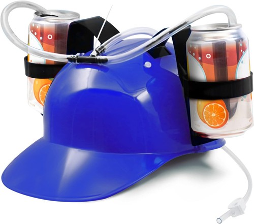 Drinking helmet can holder - drinking,