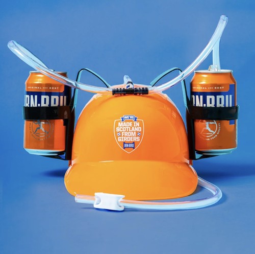New irn bru drinking - hat,