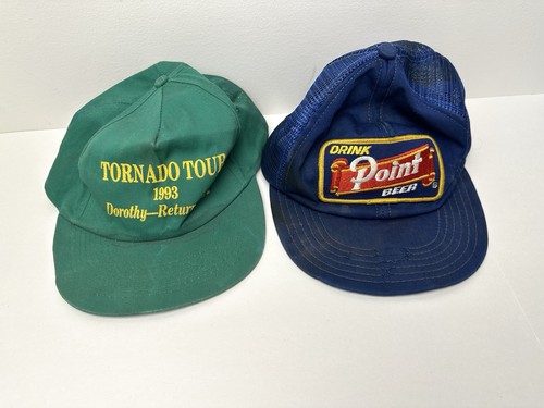 Vintage adjustable hats - vintage,