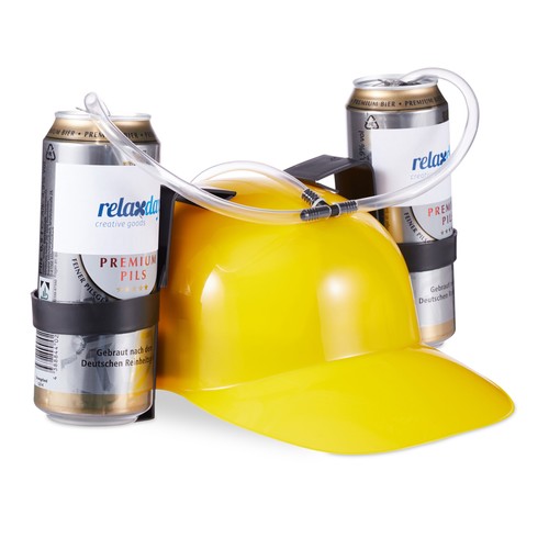 Party beer drinking - , hat