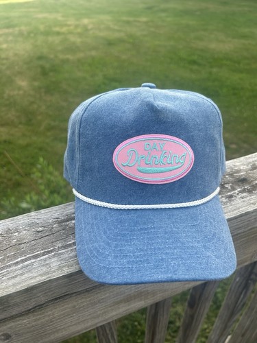 Day drinking hat baby - hat, blue