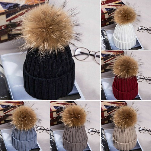 Knitted slouchy beanie hat - beanie,